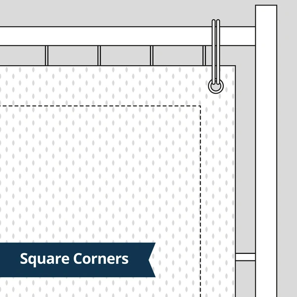 Heras Fence Covers - 110gsm Airmesh - Square Corners